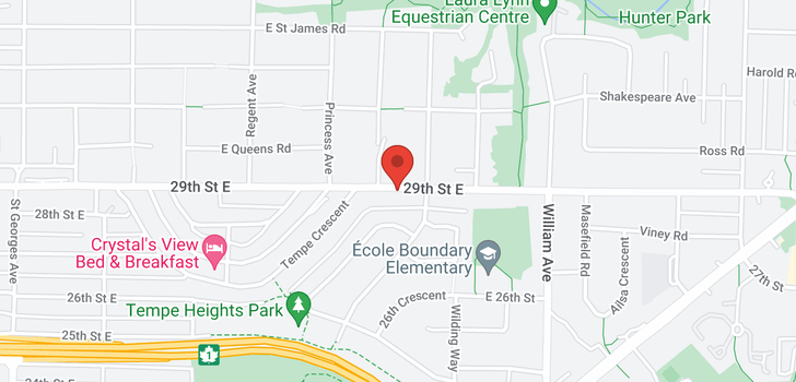 map of 725 E 29TH STREET